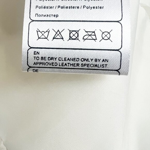 Cigno Nero Jacket Women's EU 40 | US 6 (S) Ivory Leather Moto Biker Buttery Soft - Picture 7 of 15